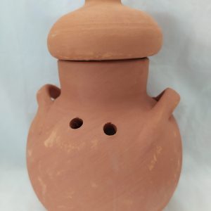 Quemador de Aceite y Sahumerio de Barro Artesanal