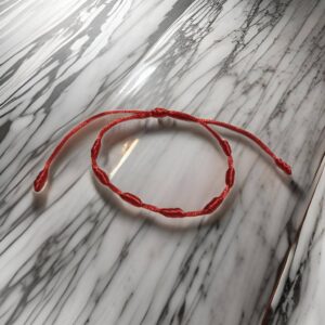 Comprar Pulsera 7 Nudos Hilo Rojo