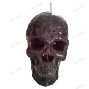 Comprar Velón con Forma de Calavera Negro