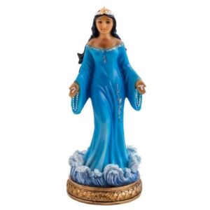 imagen y figura yemaya azul