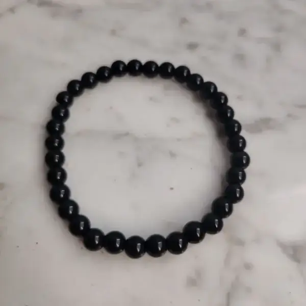 Pulsera de turmalina negra amuleto