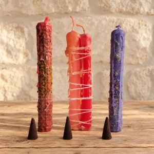 Pack de velas de desespero, endulzamiento y protección de la relación